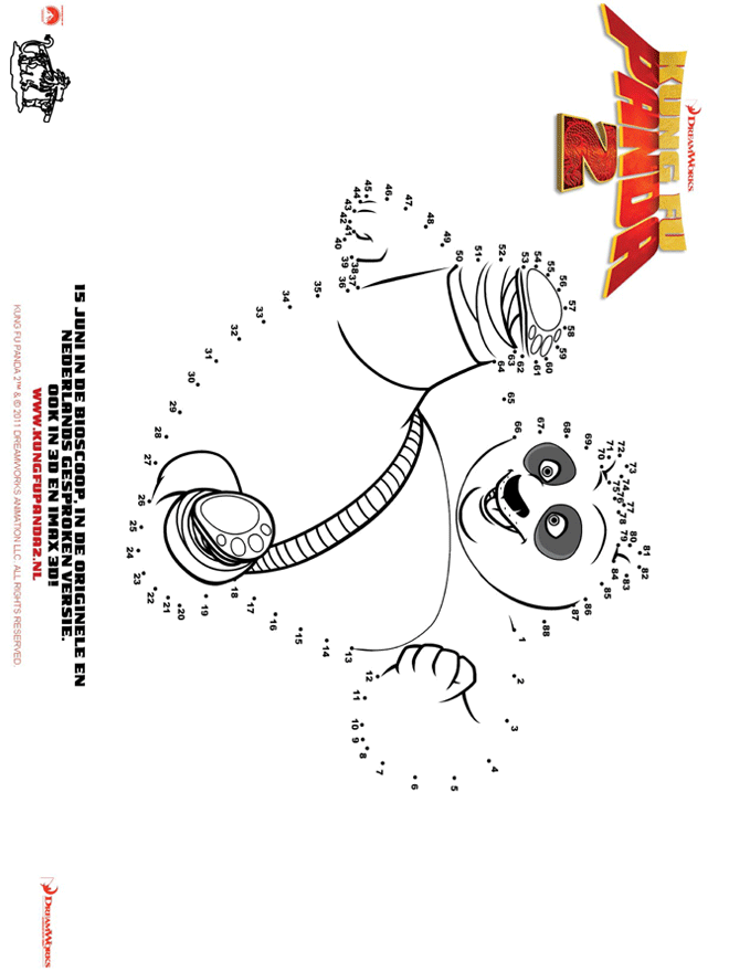 desenhos para colorir kung fu panda 2